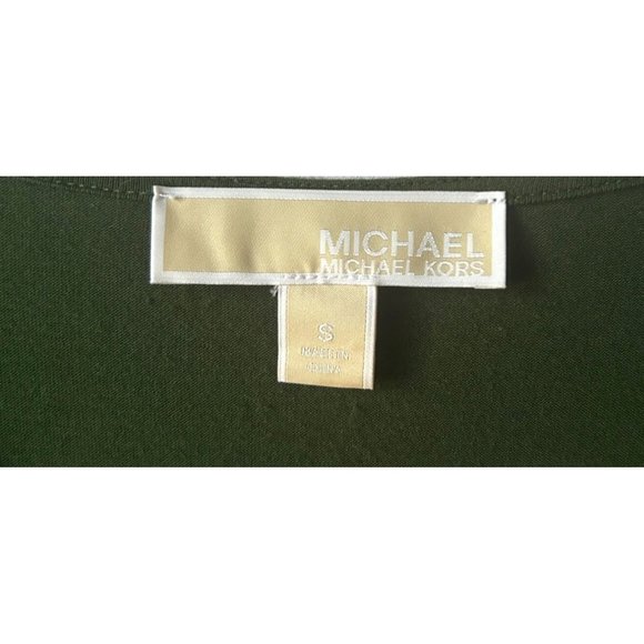 Michael Kors Women's Green Layered Look Pullover Blouse Size Small - Picture 2 of 8
